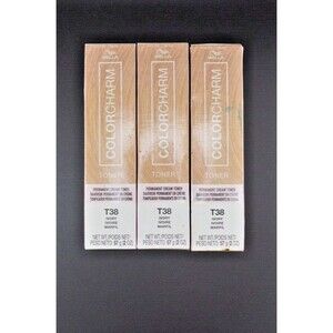 COLORCHARM T38 IVORY WELLA NEW IN BOX PCK OF 3.